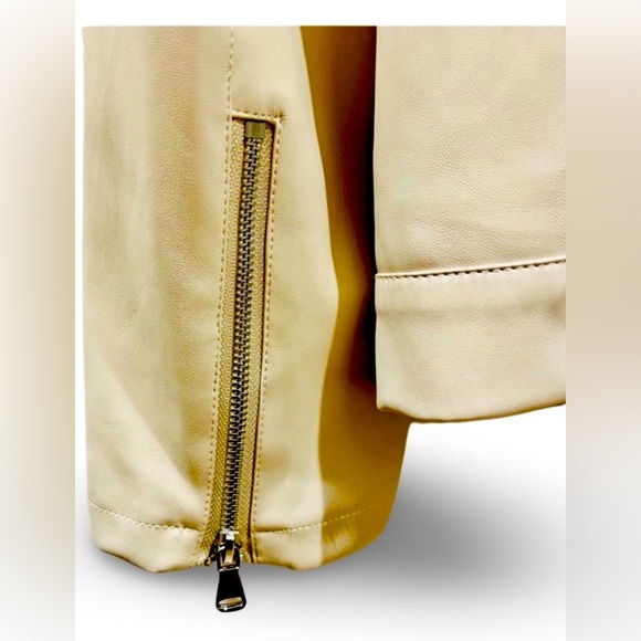 IDA BUNDLE International Concepts Ivory Moto Jacket - Picture 5 of 8